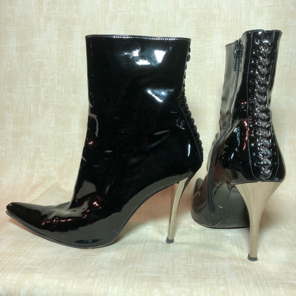 Stuart Weitzman Patent Leather Boots